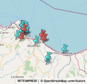 Mappa Via Nazionale s.s., 90014 Casteldaccia PA, Italia (15.3035)