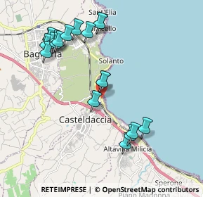 Mappa Via Nazionale s.s., 90014 Casteldaccia PA, Italia (2.399)