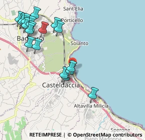 Mappa Via Nazionale s.s., 90014 Casteldaccia PA, Italia (2.71789)