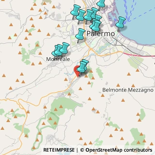 Mappa Via V.C.4, 90046 Monreale PA, Italia (5.05467)