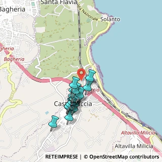 Mappa Via degli Oleandri, 90014 Casteldaccia PA, Italia (0.839)