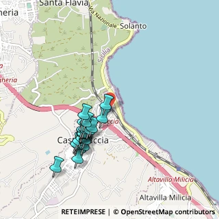 Mappa Via Vincenzo Piraino, 90014 Casteldaccia PA, Italia (1.0025)