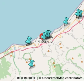 Mappa Via Sergente Nicolo' Marotta, 98076 Sant'Agata di Militello ME, Italia (3.98)