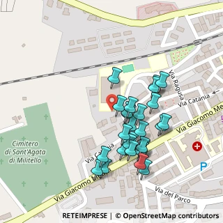Mappa Via Sergente Nicolo' Marotta, 98076 Sant'Agata di Militello ME, Italia (0.11481)