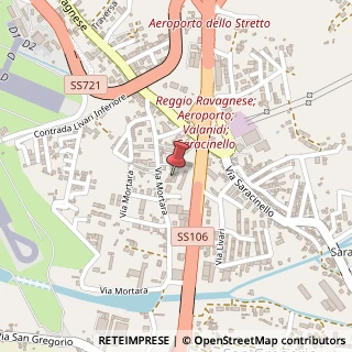 Mappa Via Mortara Ravagnese, 52, 89131 Reggio di Calabria, Reggio di Calabria (Calabria)