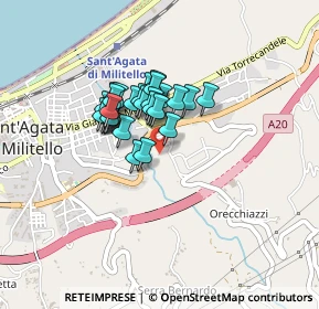 Mappa Via Roselli, 98076 Sant'Agata di Militello ME, Italia (0.31)