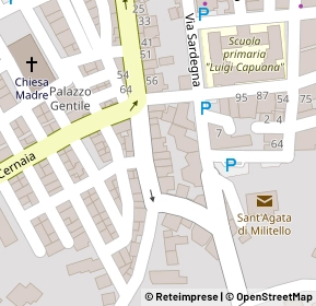 Mappa 98076 Sant Agata Di Militello ME, Italia (0.06923)