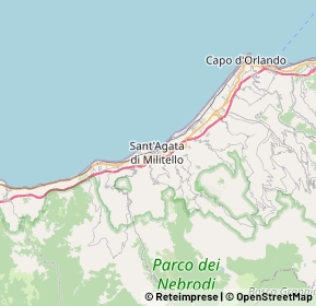 Mappa 98076 Sant Agata Di Militello ME, Italia (4.7825)