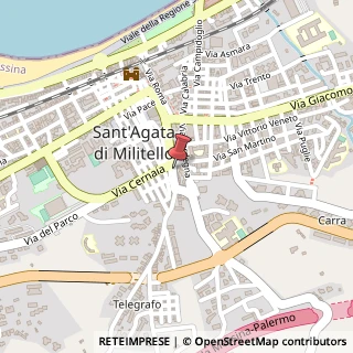Mappa Via Gen. A. Liotta, 79, 98076 Sant'Agata di Militello, Messina (Sicilia)