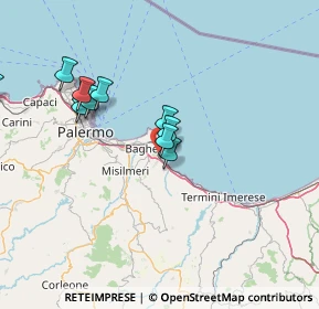 Mappa Contrada Fondachello, 90014 Casteldaccia PA, Italia (17.30833)