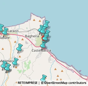 Mappa Contrada Fondachello, 90014 Casteldaccia PA, Italia (5.40786)