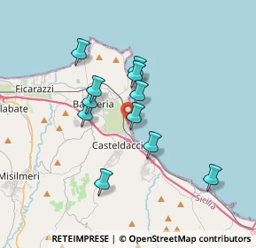 Mappa Contrada Fondachello, 90014 Casteldaccia PA, Italia (3.28818)