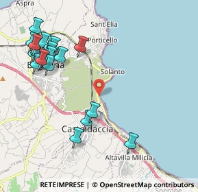 Mappa Contrada Fondachello, 90014 Casteldaccia PA, Italia (2.75316)
