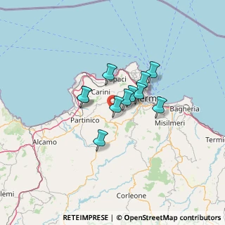 Mappa Località Piano di, 90046 Monreale PA, Italia (9.7)