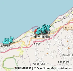 Mappa Via Giovanni Verga, 98076 Sant'Agata di Militello ME, Italia (1.455)