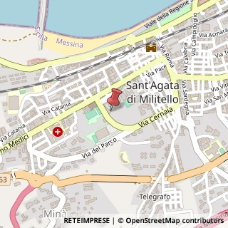 Mappa Via Biagio Pitillo, 3, 98076 Sant'Agata di Militello, Messina (Sicilia)
