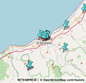 Mappa Via pitillo, 98076 Sant'Agata di Militello ME, Italia (3.25091)