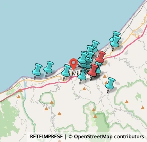 Mappa Via Fazello, 98076 Sant'Agata di Militello ME, Italia (2.5815)