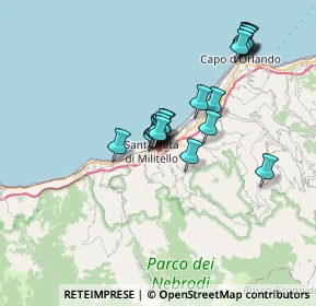 Mappa Sede Legale: Via Circonvallazione Monaci, 98076 Sant'Agata di Militello ME, Italia (6.3375)