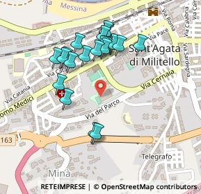 Mappa Palasport Mangano, 98076 Sant'Agata di Militello ME, Italia (0.245)