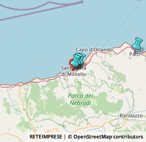 Mappa Palasport Mangano, 98076 Sant'Agata di Militello ME, Italia (47.44056)