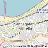 Map Sant'Agata di Militello