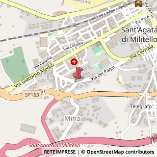 Mappa Contrada Mina, 58B, 98072 Sant'Agata di Militello, Messina (Sicilia)