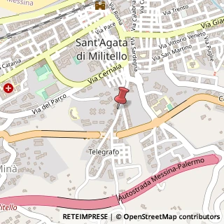 Mappa Via Telegrafo, 7, 98076 Sant'Agata di Militello, Messina (Sicilia)