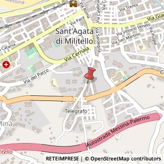 Mappa Via Telegrafo, 18, 98076 Sant'Agata di Militello, Messina (Sicilia)