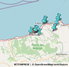 Mappa Via M, 98076 Sant'Agata di Militello ME, Italia (12.47538)