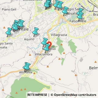 Mappa Via Altofonte, 90046 Palermo PA, Italia (3.3895)
