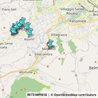 Mappa Via Altofonte, 90046 Palermo PA, Italia (3.32286)