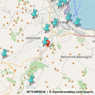 Mappa Via Altofonte, 90046 Palermo PA, Italia (6.53364)