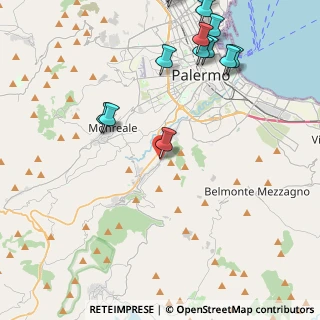 Mappa Via Altofonte, 90046 Palermo PA, Italia (6.28786)