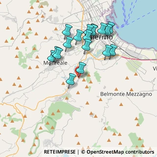 Mappa Via Altofonte, 90046 Palermo PA, Italia (4.05444)
