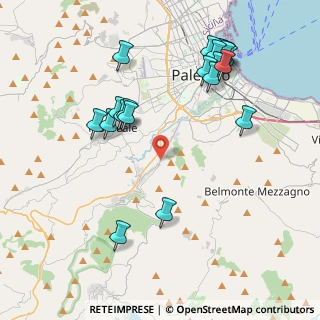 Mappa Via Altofonte, 90046 Palermo PA, Italia (5.014)