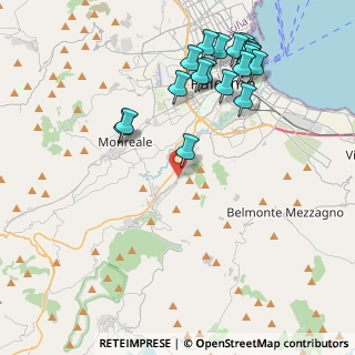 Mappa Via Altofonte, 90046 Palermo PA, Italia (5.24105)