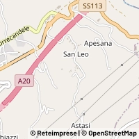 Mapa Sant'Agata di Militello