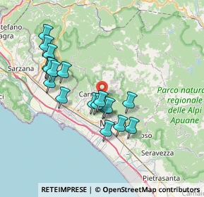 Mappa Via Nuova di Bergiola, 54033 Carrara MS, Italia (6.85722)
