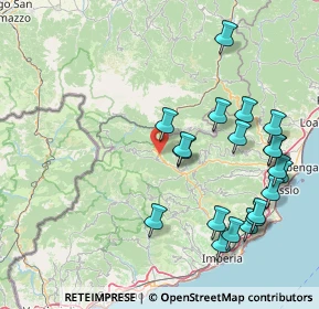 Mappa Via Roma, 18024 Pornassio IM, Italia (18.652)