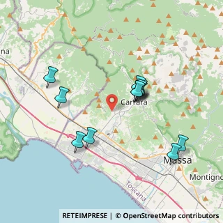 Mappa Via Palestro, 54033 Carrara MS, Italia (3.53167)