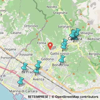 Mappa Via Palestro, 54033 Carrara MS, Italia (2.22667)