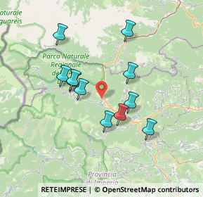 Mappa 18024 Pornassio IM, Italia (6.36364)