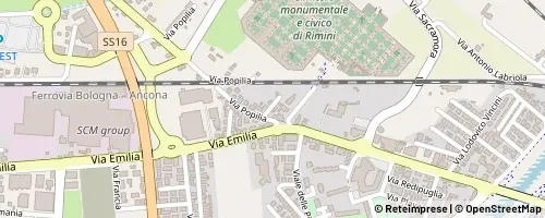 Mappa Rimini