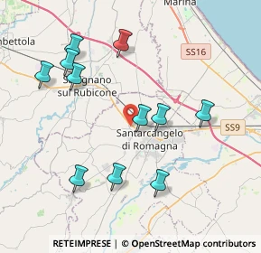 Mappa Via Tazio Nuvolari, 47822 Santarcangelo di Romagna RN, Italia (4.11)