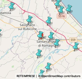 Mappa Via Tazio Nuvolari, 47822 Santarcangelo di Romagna RN, Italia (5.21214)