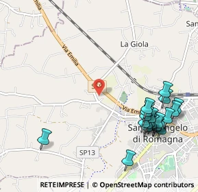Mappa Via Tazio Nuvolari, 47822 Santarcangelo di Romagna RN, Italia (1.3085)