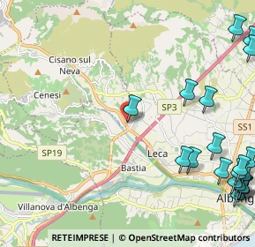 Mappa Complesso Commerciale Polo, 17031 Albenga SV, Italia (3.427)