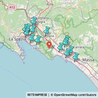 Mappa Via Caffaggio, 19031 Ameglia SP, Italia (7.63533)