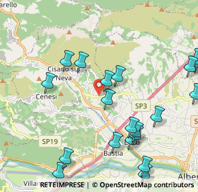 Mappa Strada Provinciale, 17035 Albenga SV, Italia (2.5485)